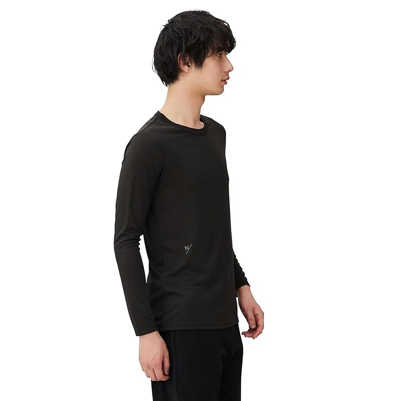 NEUTRALWORKS. DRY ULTRA-LIGHT LONG SLEEVE CREW ブラック L 0