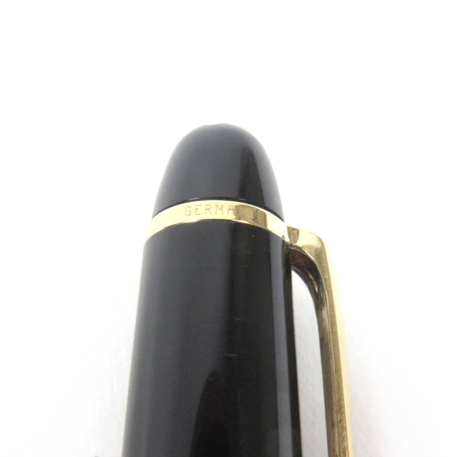 □MONTBLANC モンブラン マイスターシュテュック Pix P145 ペン先14K Fニブ キャップ式 万年筆 ブラック ゴールド ドイツ製 メンズ SKLAD-KIRPICHA_RU