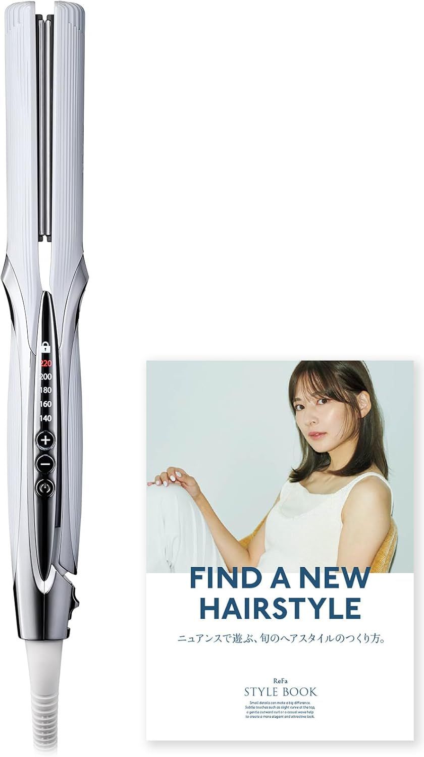 ◆新モデル◆ 公式ストア リファ ストレートアイロン プロ|ReFa STRAIGHT IRON PRO ホワイト ヘアアレンジガイドブック付き