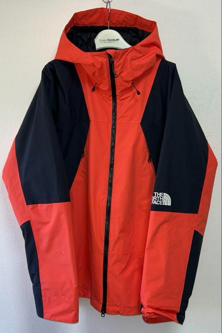 THE NORTH FACE マウンテンパーカー オレンジ 黒 - メルカリ