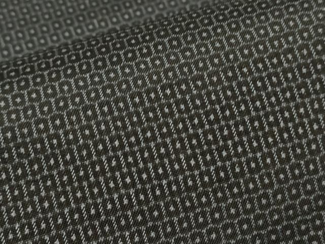 平和屋着物本場大島紬　80亀甲　正絹　逸品　CAAN2473th