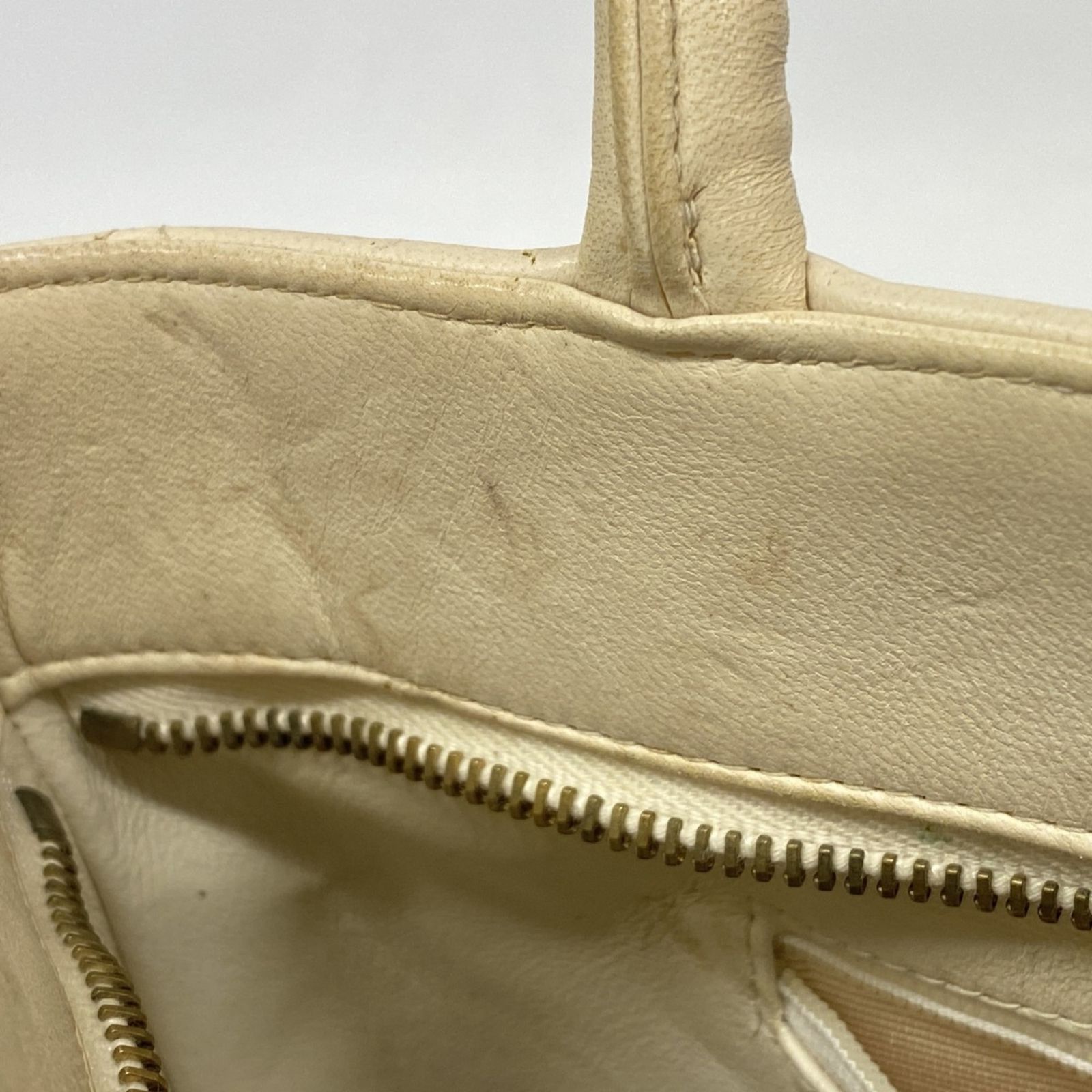 【正規品美品】CHANEL シャネル 復刻トート ラムスキン ベージュ シャネル(Chanel) シャネル トートバッグ 復刻トート ラムスキン