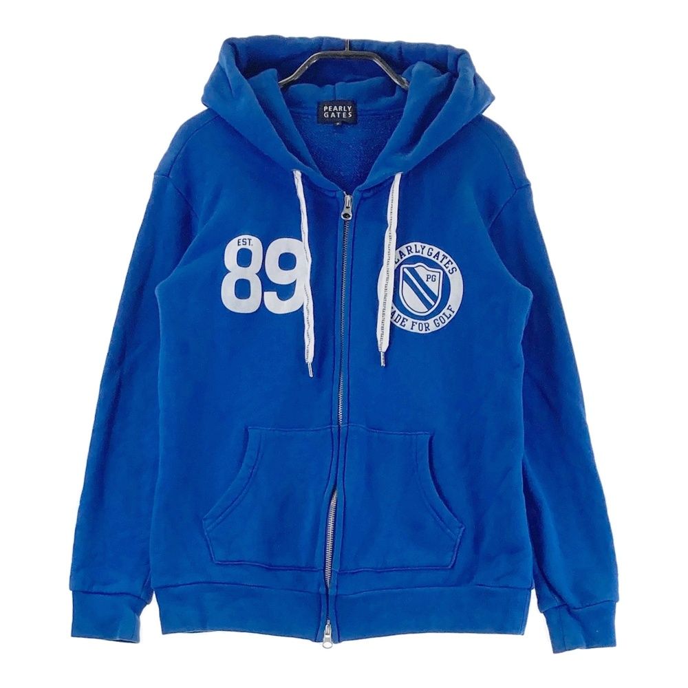 サイズ：0 PEARLY GATES パーリーゲイツ スウェット ジップパーカー