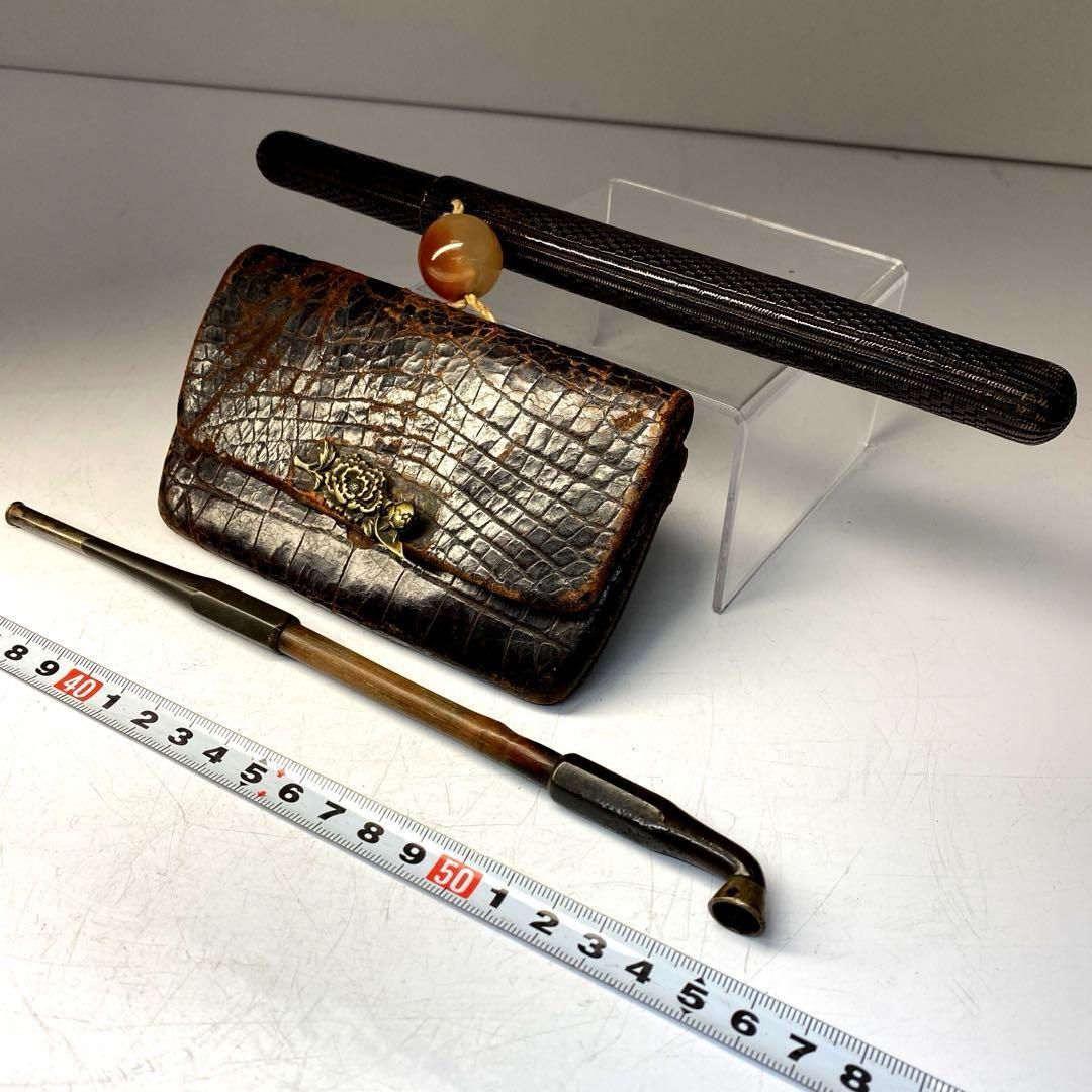 時代 銀キセル タバコ入 127 g 東Y 6-0417 トヒチサ