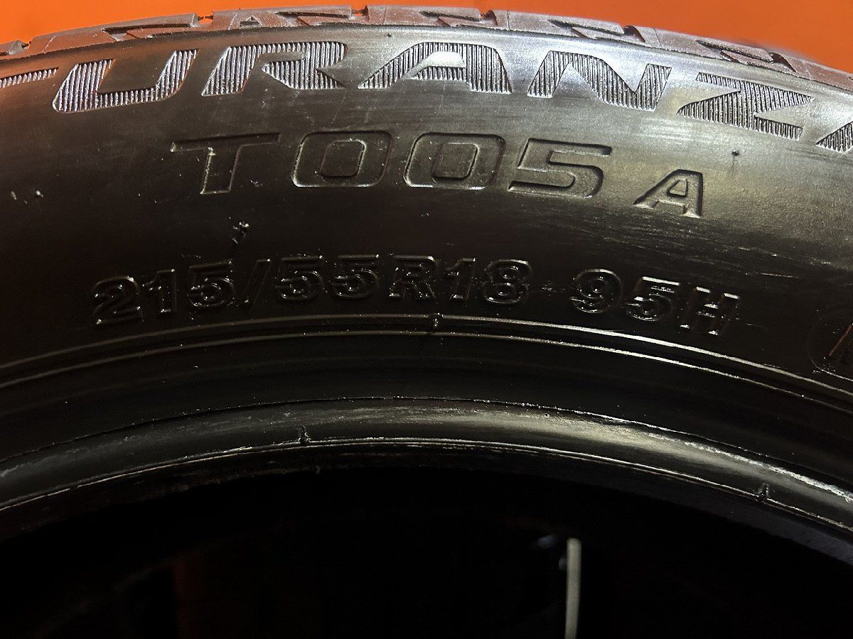 BS BRIDGESTONE TURANZA T005A 215/55R18 18インチ 夏タイヤ 4本 23年製 バリ溝 CX-30 エクストレイル デュアリス等　(VTL239) BS BRIDGESTONE TURANZA T005A 215/55R18 18インチ 夏タイヤ 4本 23年