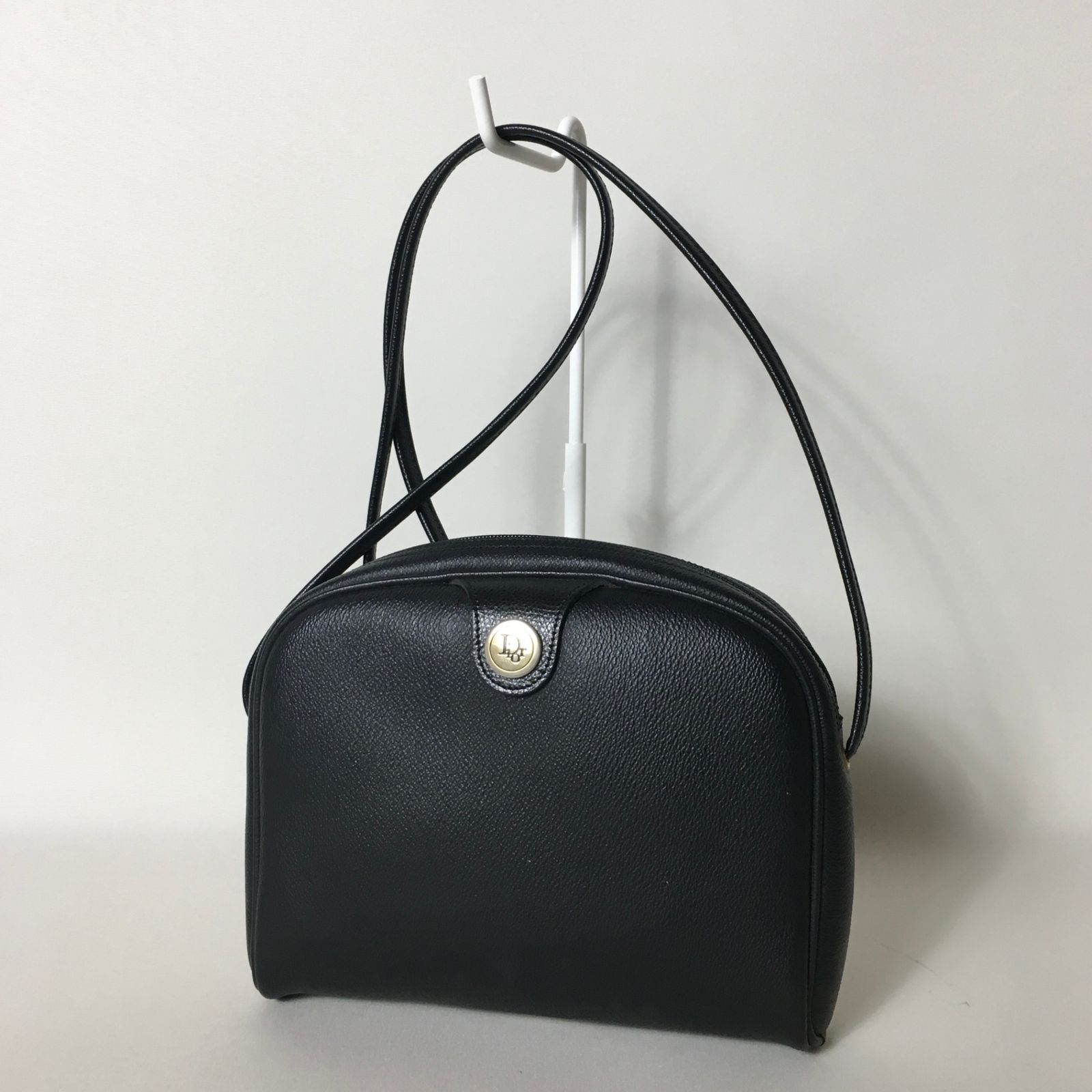 2507-74｜美品｜ディオール ショルダーバッグ ブラック ハニカム柄 2507-74｜美品｜ディオール ショルダーバッグ ブラック ハニカム