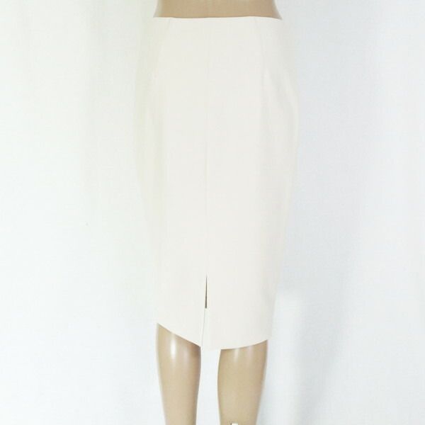 80 OFF エリザベッタフランキ ELISABETTA FRANCHI スカート 42 ESK695 Lサイズ オフホワイト レディース タイトスカート 膝丈スカート イタリア製