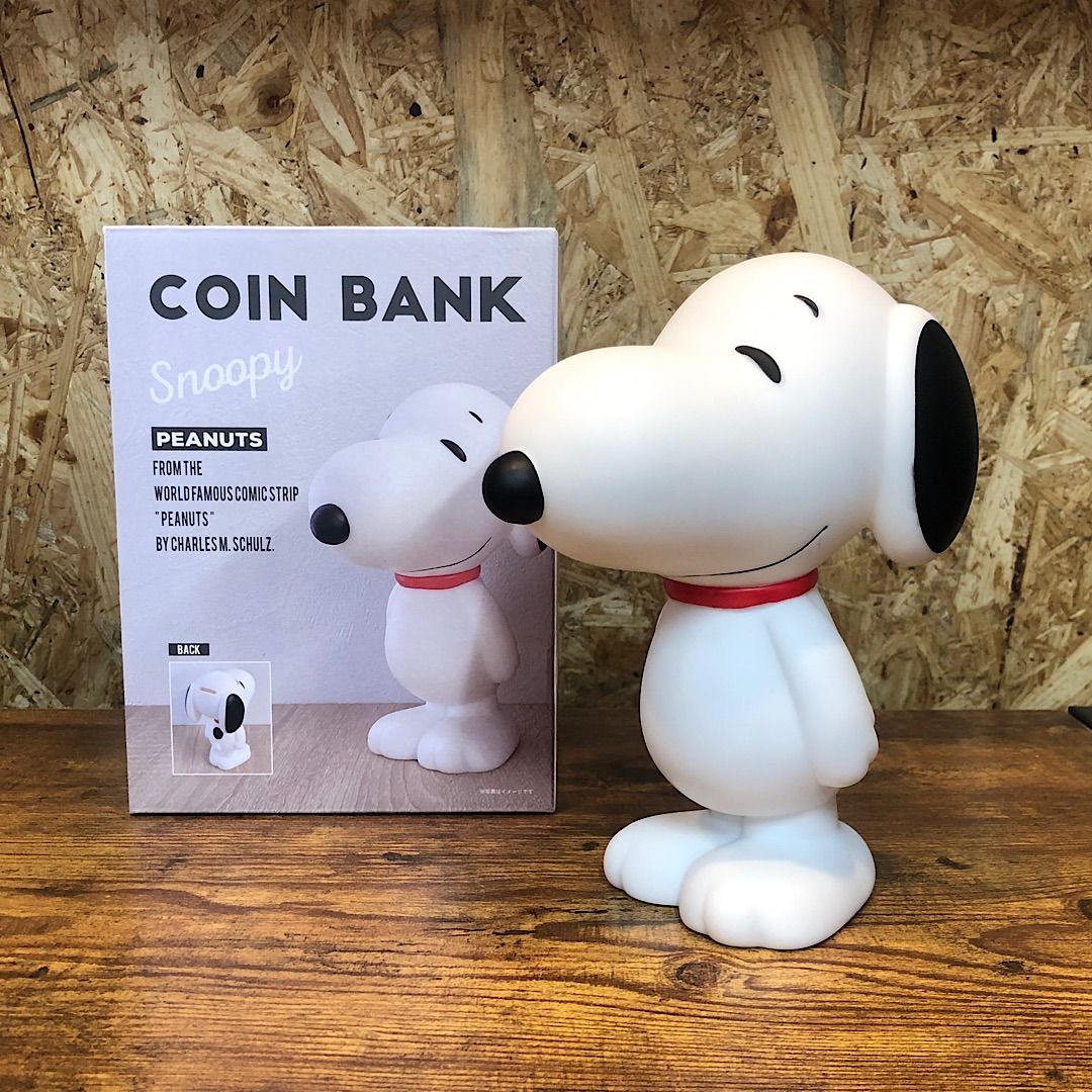 スヌーピー　イタリーバンク スヌーピー】 ソフビバンク ノーマル 貯金箱 SNOOPY PEANUTS