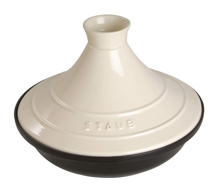 3営業日で発送 STAUB ストウブ ストウブ タジン鍋 セラミックドーム ４０５０９－３９４ ２０㎝ 白 RST8701