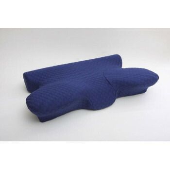 いびき軽減低反発枕 ネイビー 約64×35cm 1193440372416