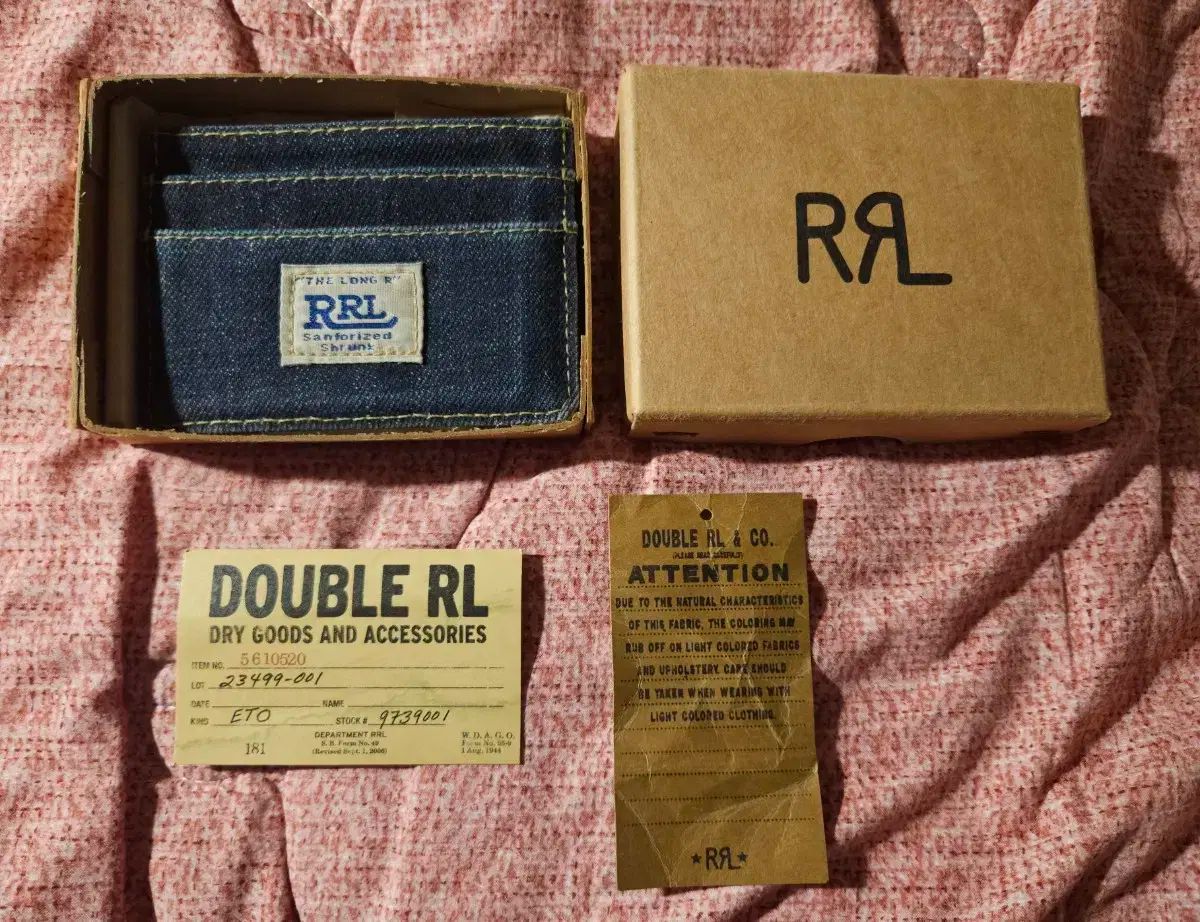 RRL Indigo デニム カードウォレット フルセット