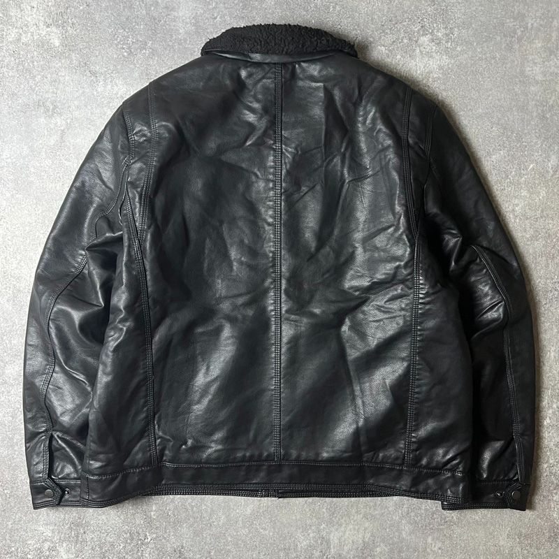 Levis 70506 タイプ フェイク レザー ボア ジャケット XL / リーバイス 
