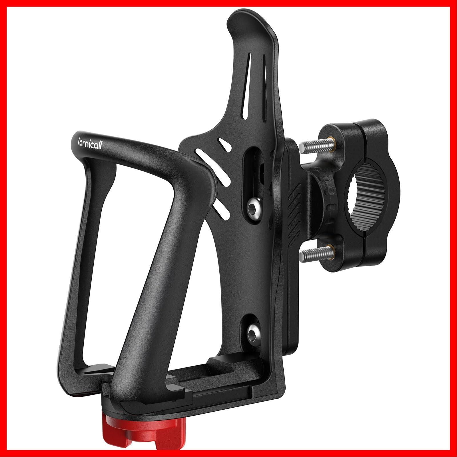 【即発送】ホルダー オートバイ オートバイ ボトル ホルダー ホルダー 自転車 ドリンク ドリンク ロードバイク 原付 飲み物 自転車 360度回転 取付簡単 ペットボトル ボトルケージ カップ ド