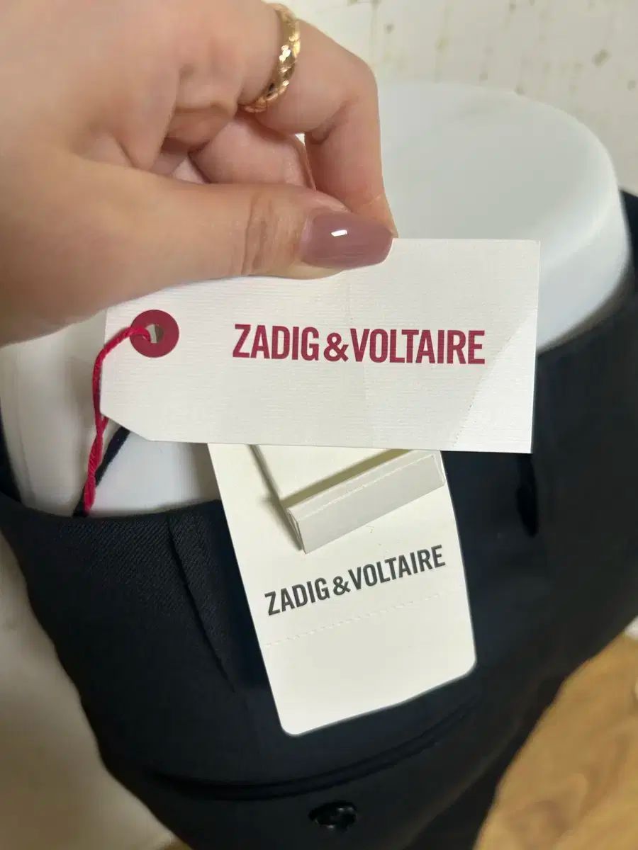 ZADIG-VOLTAIRE ザディグ エ ヴォルテール サイド ストライプ ズボン パッケージ含む DECORATOM_COM_BR