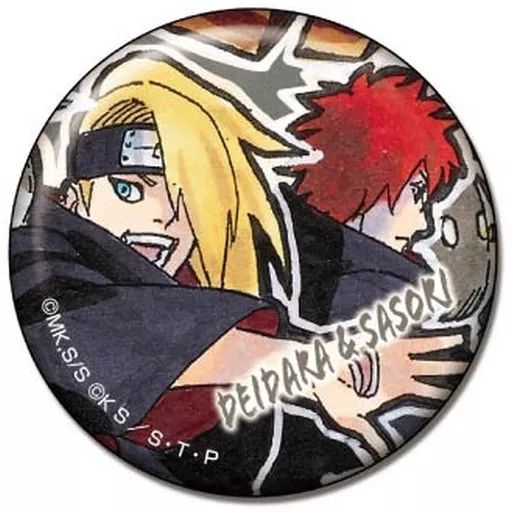 中古】バッジ・ピンズ デイダラ＆サソリ 「CANバッジ NARUTO