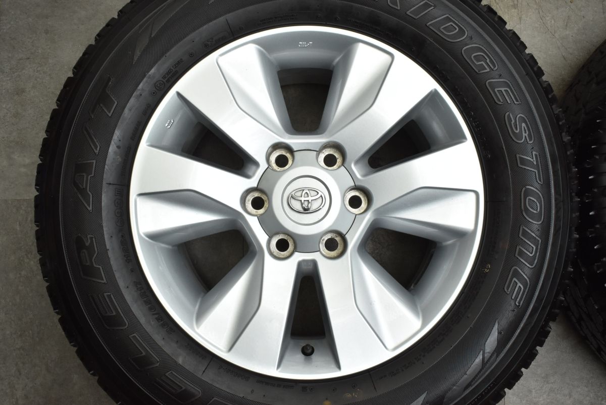 バリ溝】トヨタ ハイラックス Z 純正 17in 7.5J +30 PCD139.7 