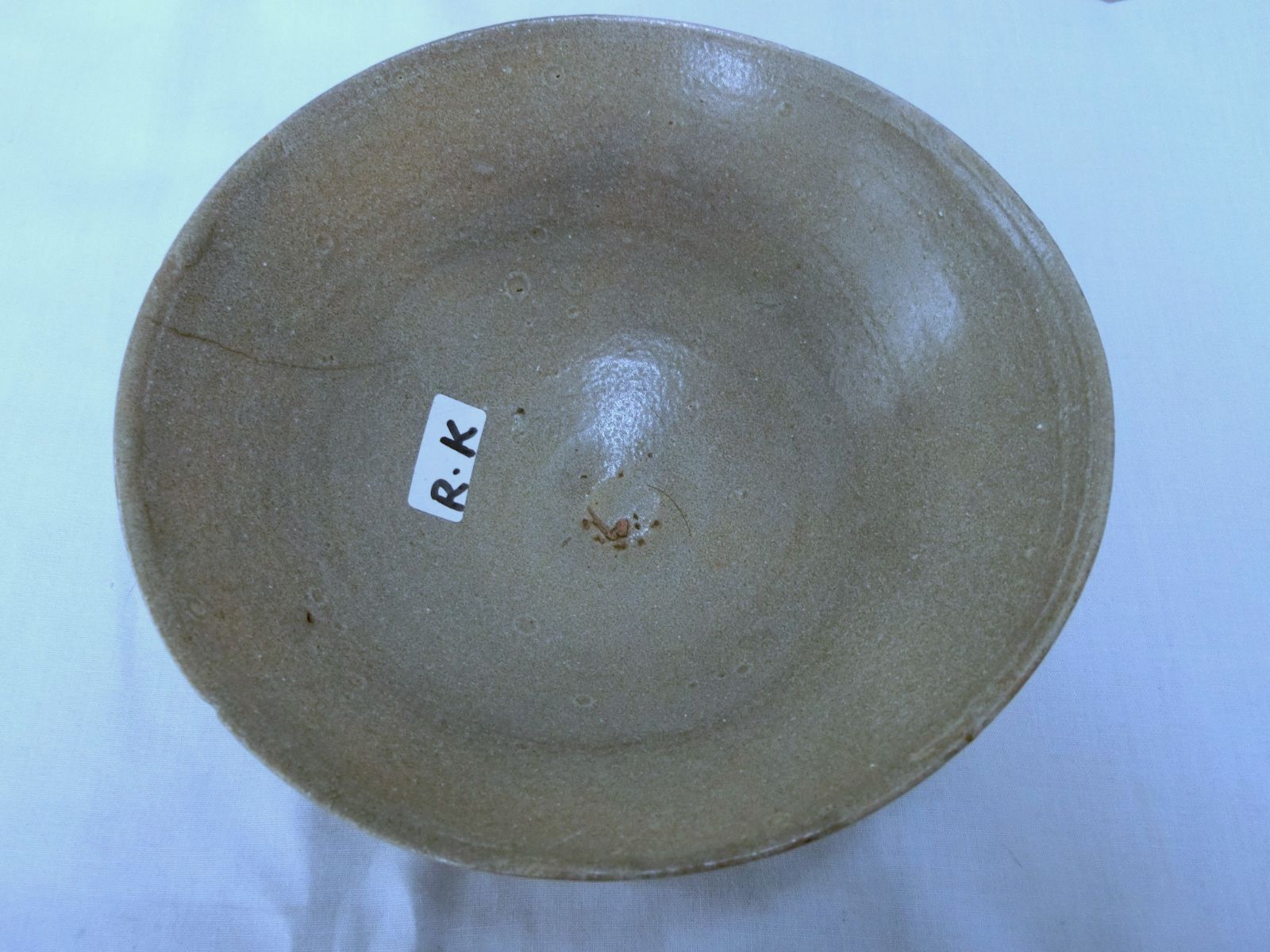 李朝茶碗 高麗青磁 朝鮮 古陶・RK・灰色キレイ】◇骨董 鑑賞