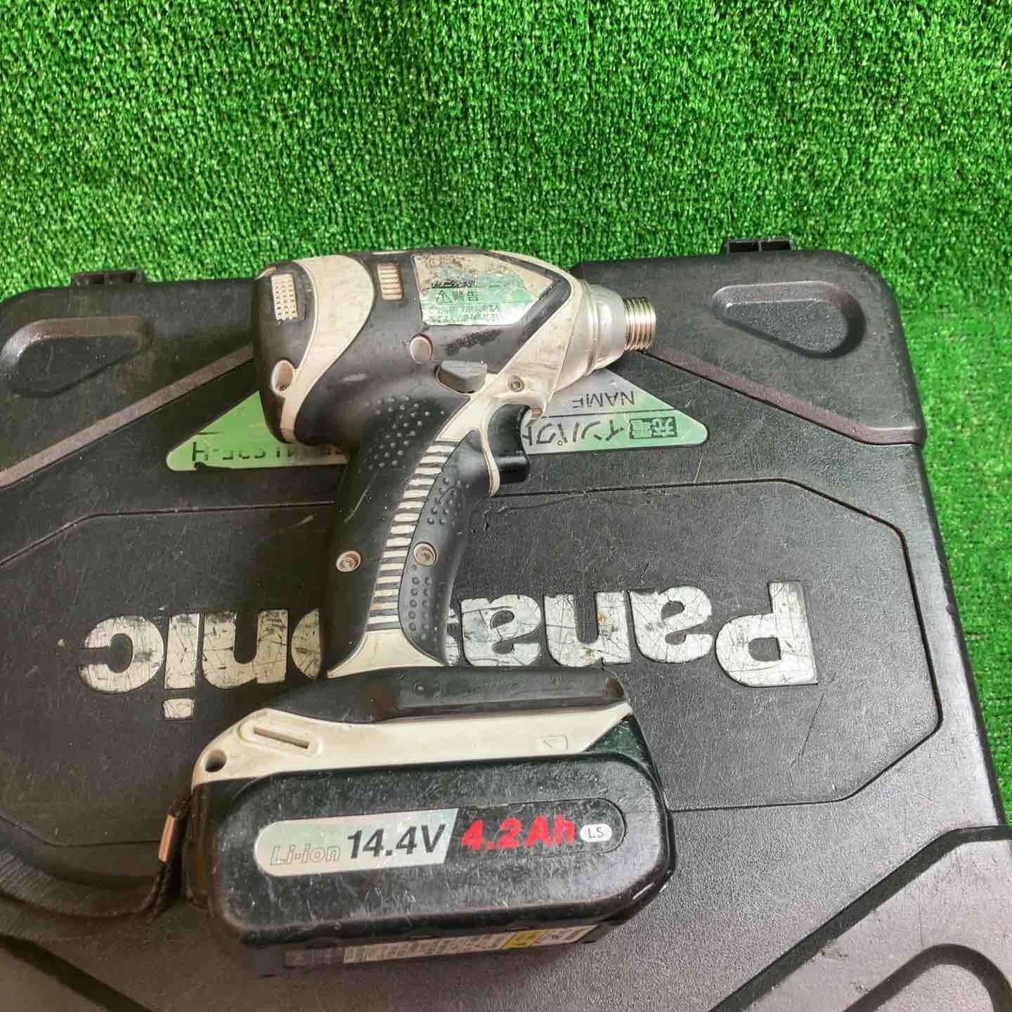 旅行 品 パナソニック Panasonic コードレスインパクトドライバー EZ75A1LS2F-H 動作 済み 川越店