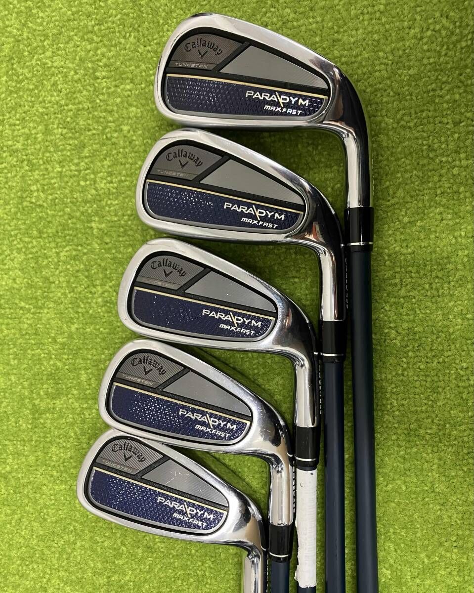 キャロウェイ PARADYM MAX FAST アイアンセット 6～9.P 5本セット FUJIKURA SPEEDER NX 40 フレックスR