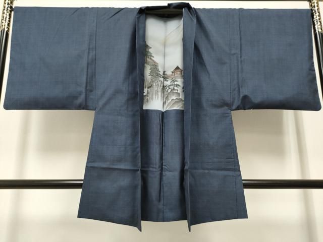 平和屋着物●男性　本場大島紬　アンサンブル・長襦袢セット　100亀甲　総詰め　正絹　逸品　CAAR7830hy 平和屋着物男性 本場大島紬 アンサンブル・長襦袢セット 100亀甲 総