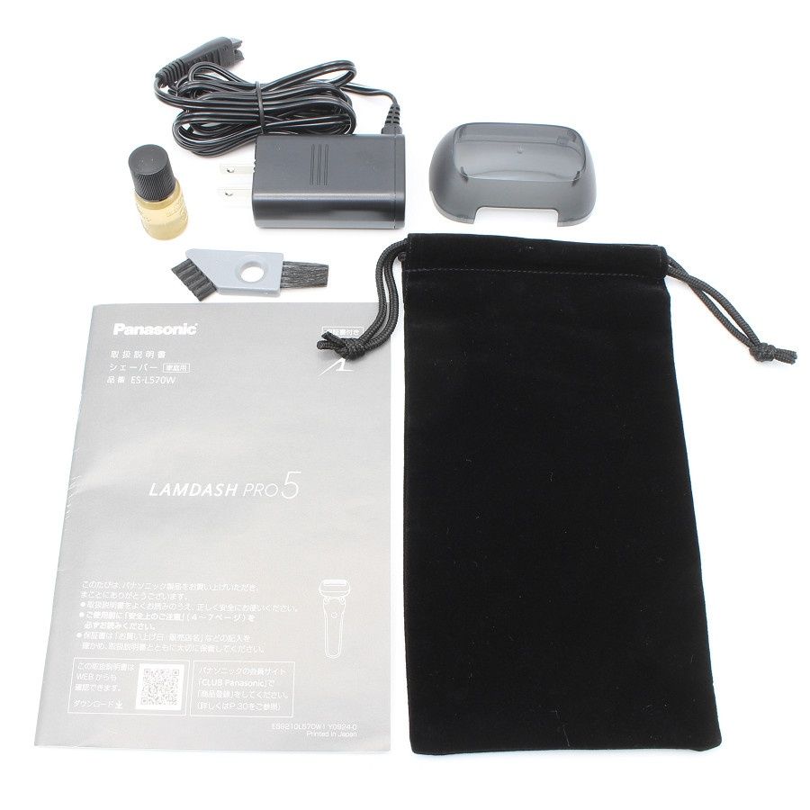 ES-L570W-S パナソニック メンズシェーバー ラムダッシュ プロ5 5枚刃 シルバー 全自動洗浄充電器付き お風呂でも剃れる 概要 ラムダッシュPRO 5枚刃 ES-L570W | メンズシェーバー | Panasonic