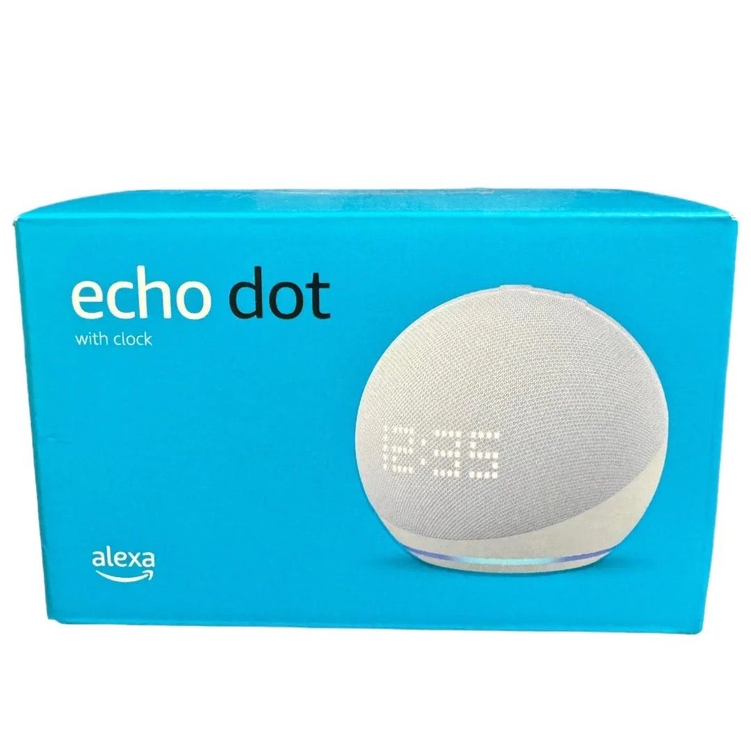 Echo Dot with clock アレクサ 第5世代 新品未開封 - スピーカー