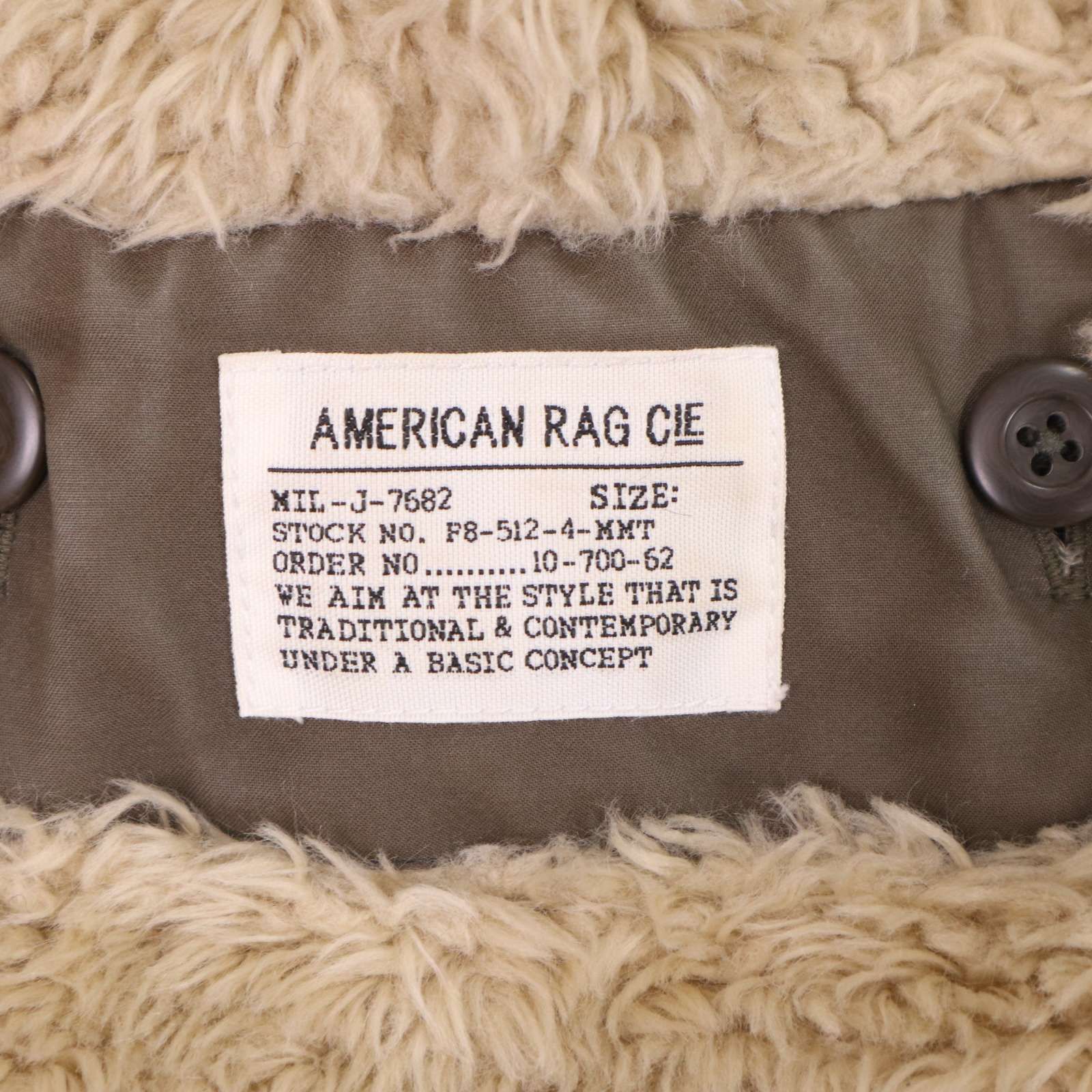 AMERICAN RAG CIE アメリカンラグシー 秋冬 ボア ライナー☆ ファー M