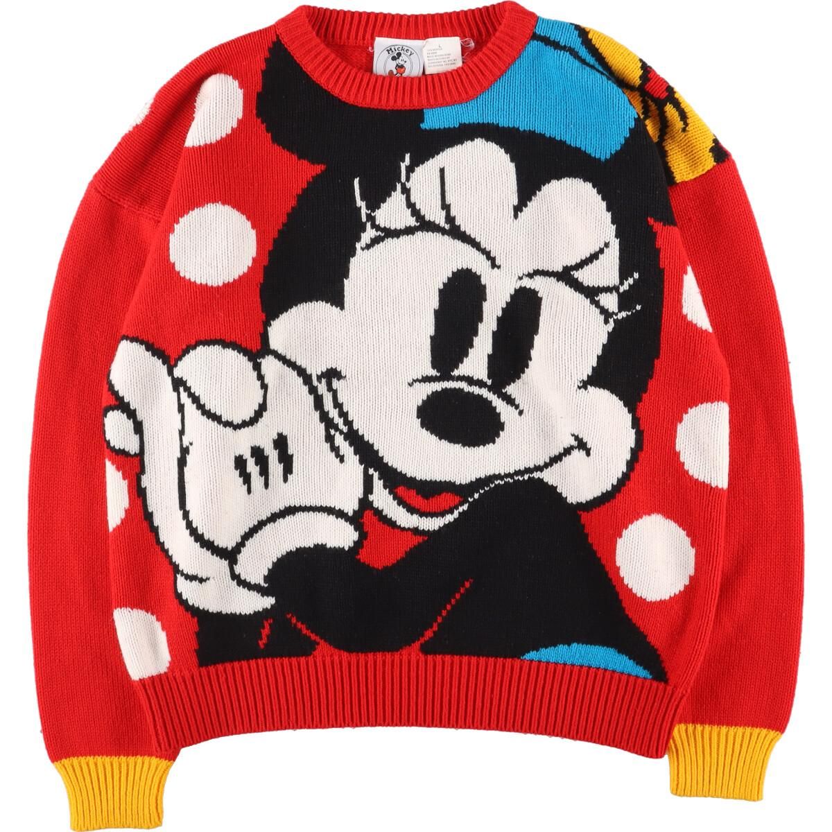 古着 90年代 MICKEY＆CO 大判 MINNIE MOUSE ミニーマウス アクリル