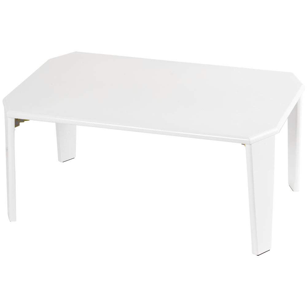 【迅速発送】アイリスプラザ テーブル センターテーブル 折りたたみ 折れ脚センターテーブル 単身 一人暮らし おしゃれ ホワイト OCTK-75 75×50×33cm