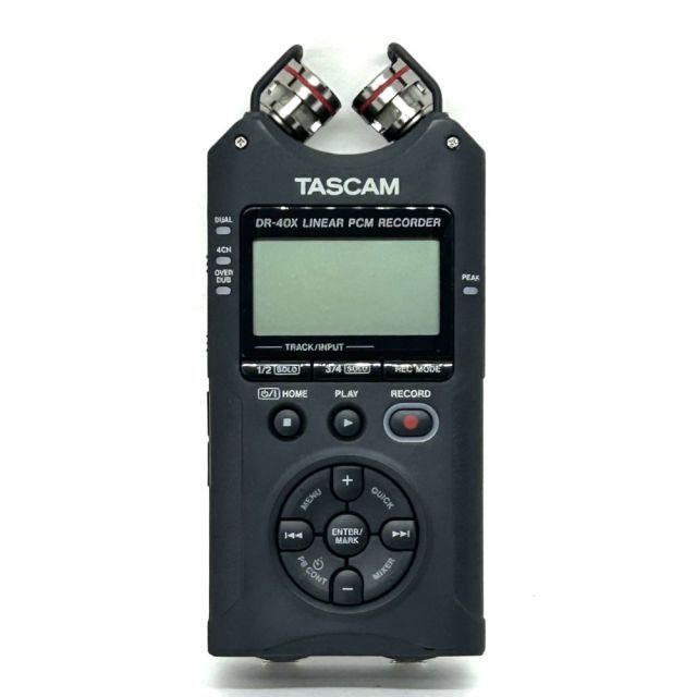 アウトレット品 TASCAM タスカム DR-40X 4トラック デジタル オーディオ レコーダー USB オーディオ インターフェース