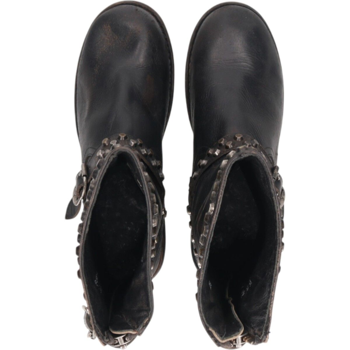 frye エンジニアブーツ 古着 フライ FRYE バックジップ エンジニアブーツ 8D メンズ26.0
