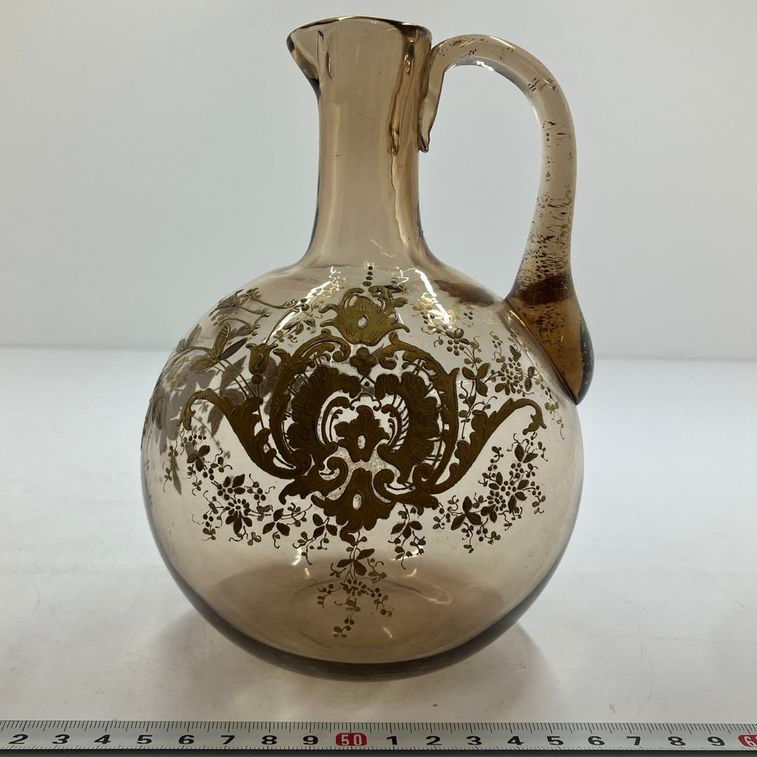 アンティーク サンルイ フランス 盛金彩 水次 トヒコ 東金6-0212