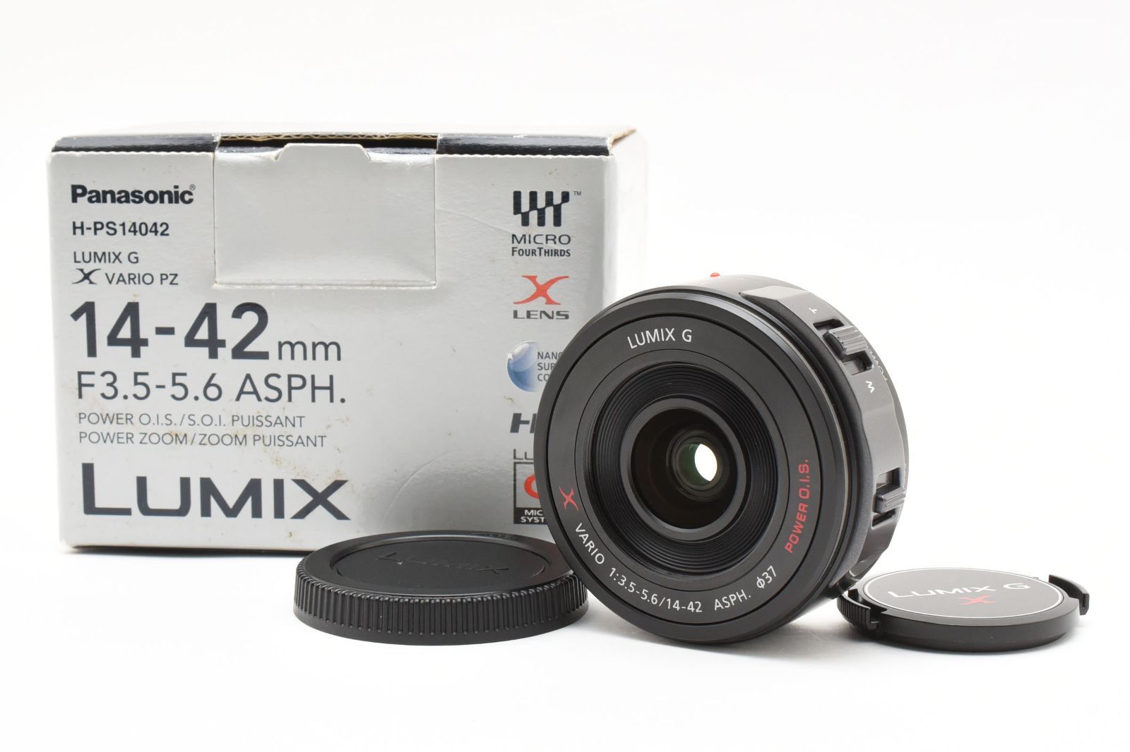 上品 LUMIX G X VARIO PZ 14-42mm F3.5-5.6 ASPH. POWER O.I.S. H-PS14042 LL330 4053