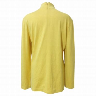 【 レオナール 】 モノトーン　ハイネック　長袖　カットソー　L レオナール 】 モノトーン ハイネック 長袖 カットソー L