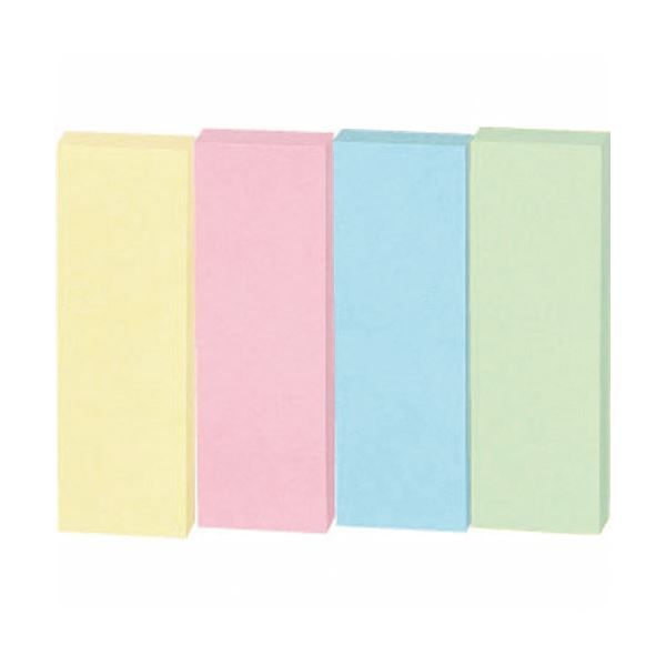 まとめ スマートバリュー ふせん 75×25mm混色 P312J-M-20 ×10セット