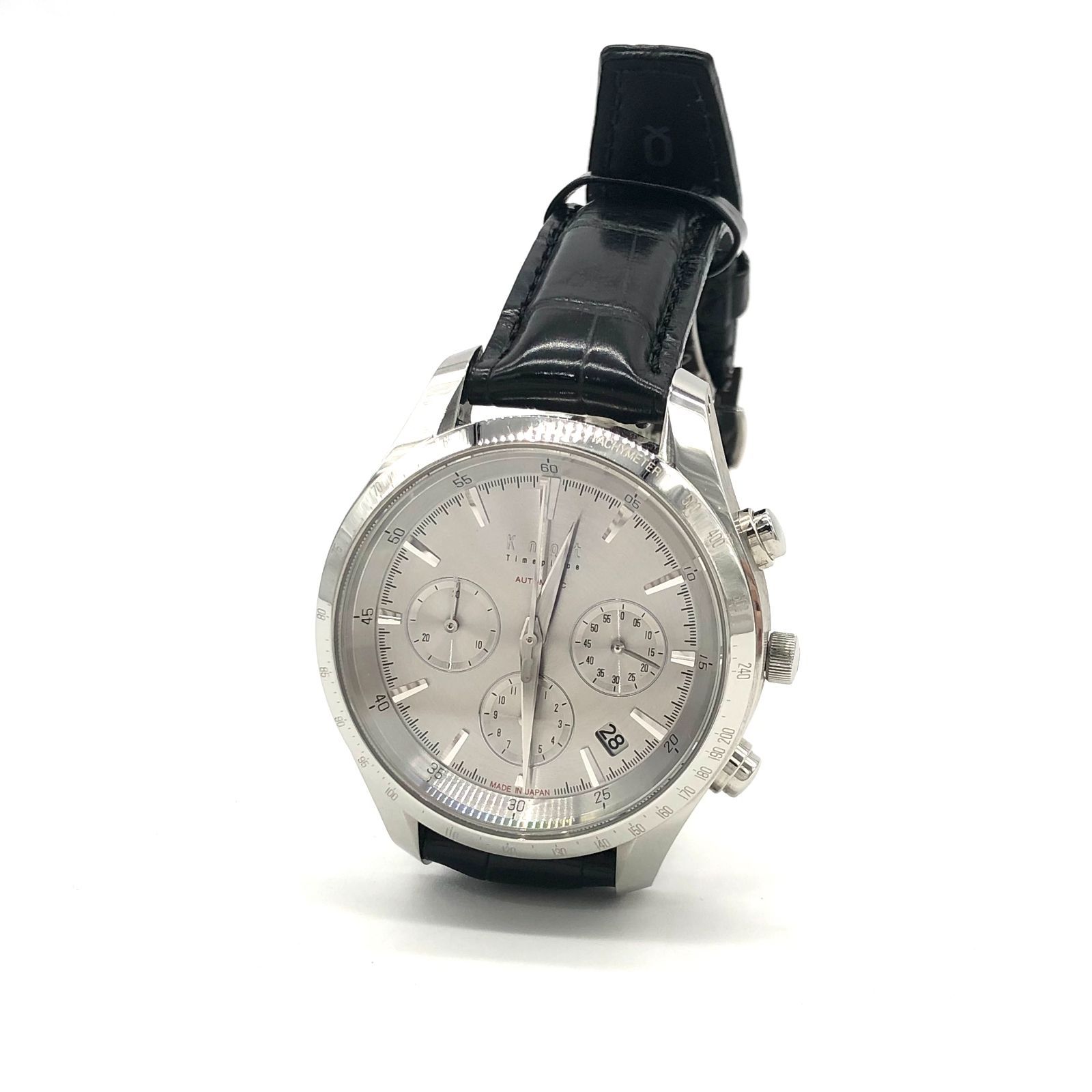 ▽【稼働品】Knot/ノット オートマチック クロノグラフ ATC-40SVWH 