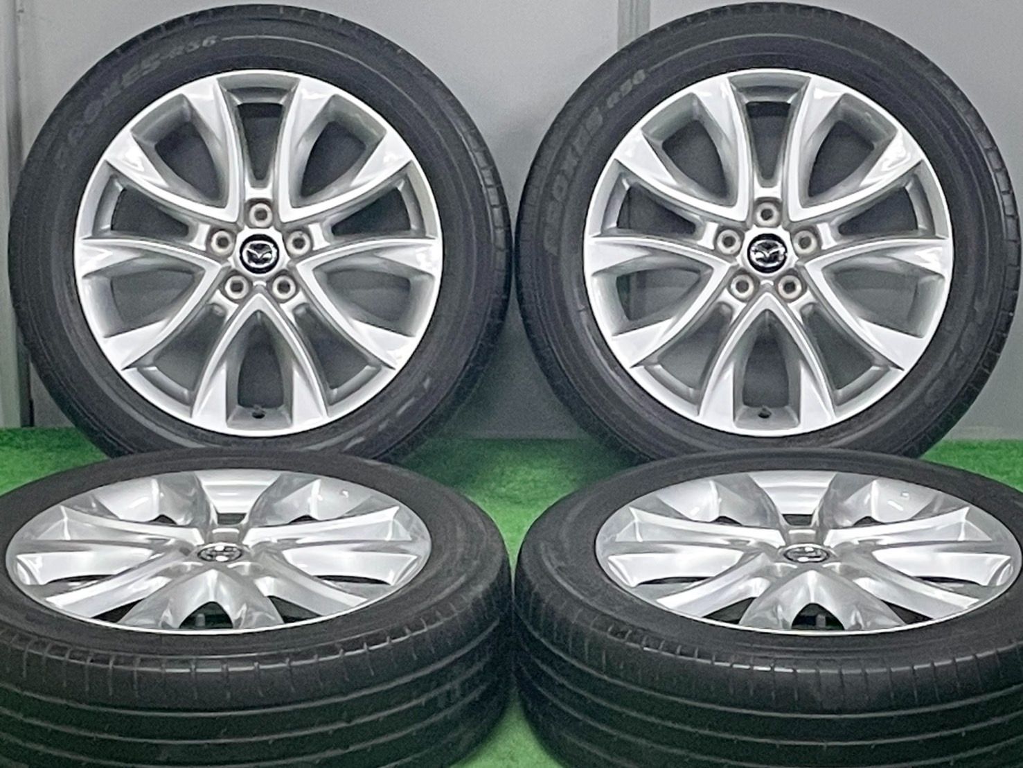 ホイール マツダ CX-5 純正 19in 7J 50 PCD114.3 TOYO プロクセス R36 225 55R19 KE2FW KE2AW CX-8 車検 純正戻し