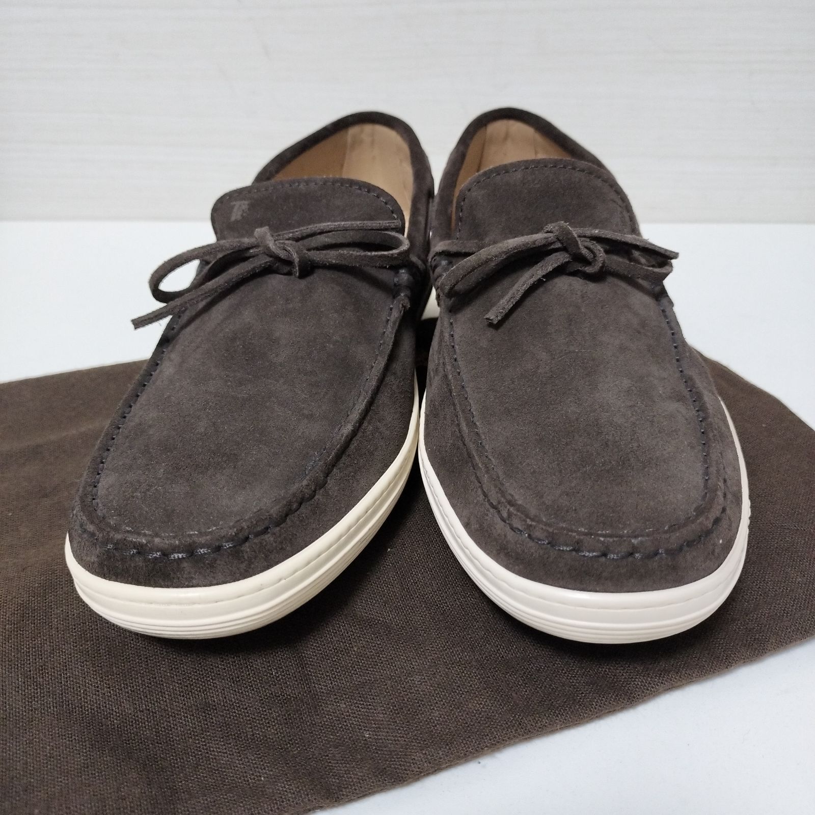 TOD'S ドライビングシューズ ブラウンレザー 7 1/2 26.5cm相当 TOD'S ドライビングシューズ ブラウンレザー 7 1/2 26.5cm相当