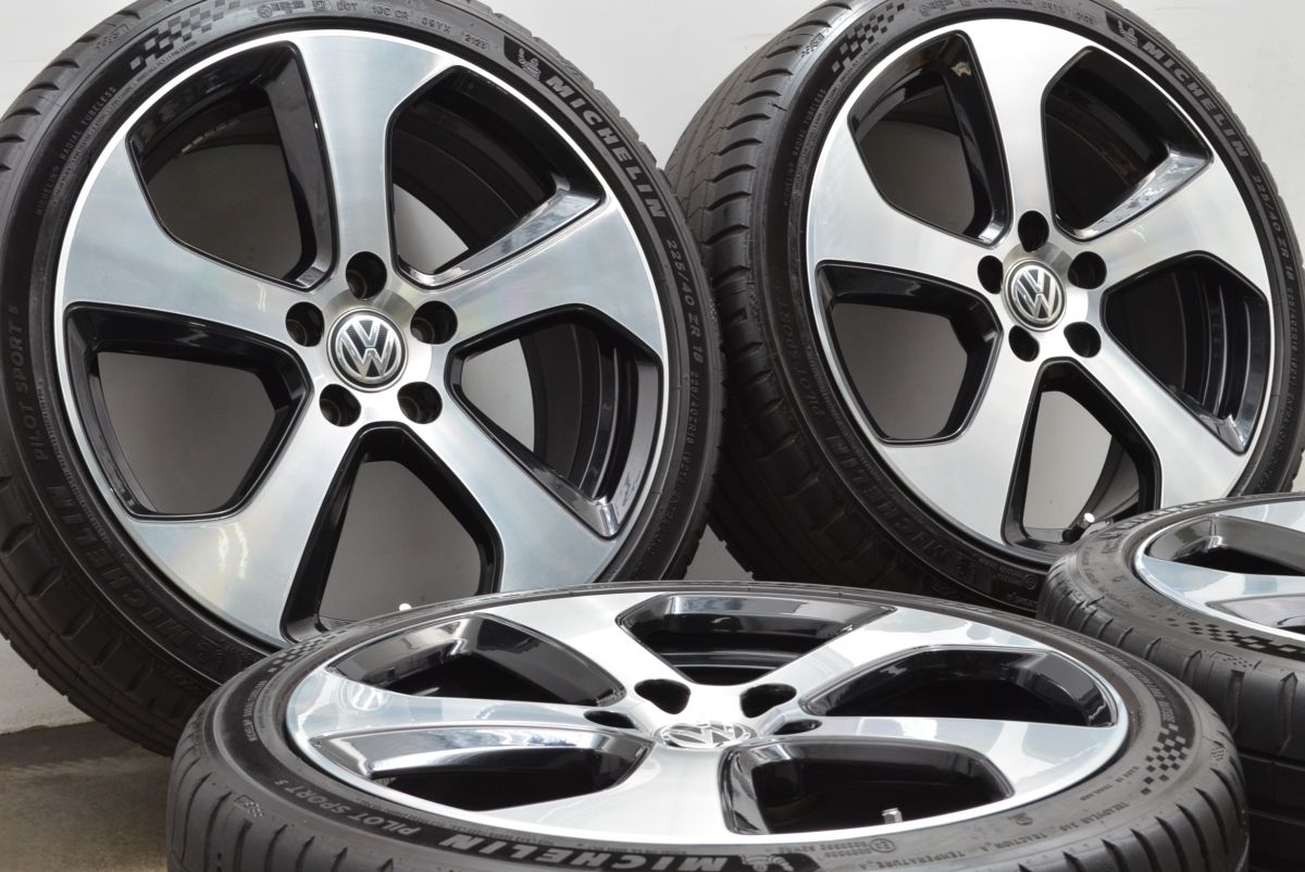 希少品】VW ゴルフ7 GTI 純正 18in 7.5J +49 PCD112 2023年製