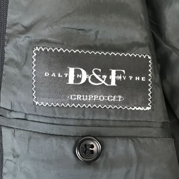DALTON & FORSYTHE★ルイジボット生地/Luigi Botto/3ボタン/秋冬シングルスーツ/セットアップ【上下A6/L/黒/black】suit set up◆cBH467 DALTON & FORSYTHE☆ルイジボット生地/Luigi Botto/3ボタン/秋冬