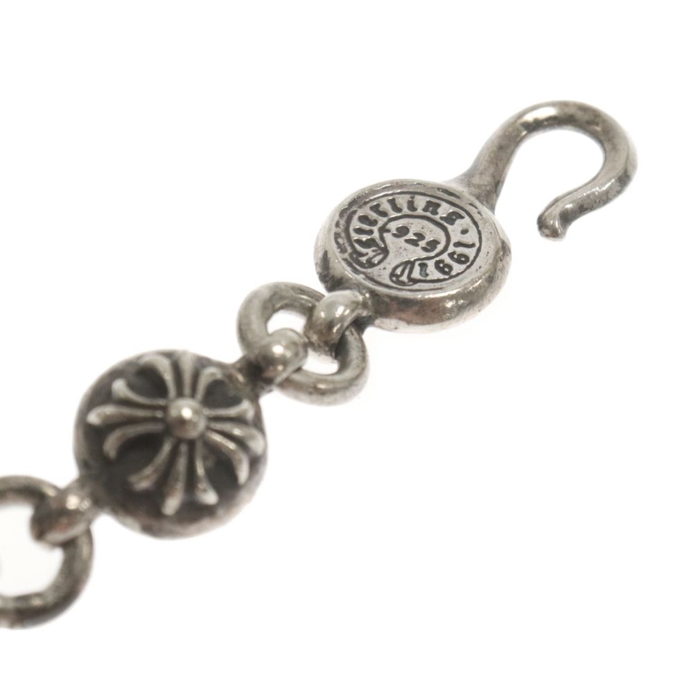 CHROME HEARTS #2 クロスボール ブレスレット　10LINK CHROME HEARTS (クロムハーツ) NO2 BALL #2 クロスボールブレスレット