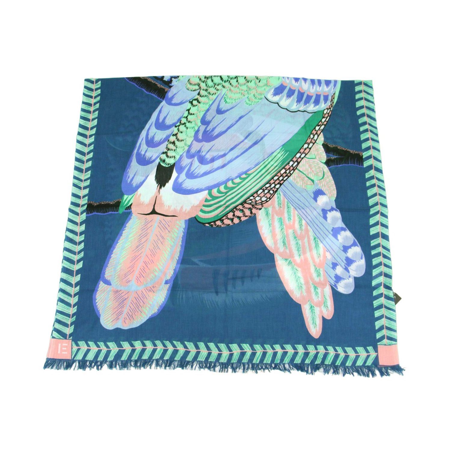 INOUI EDITIONS トゥカン柄 コットンストール オオハシ 新品】INOUI EDITIONS イヌイエディションズ コットン ストール TOUCAN