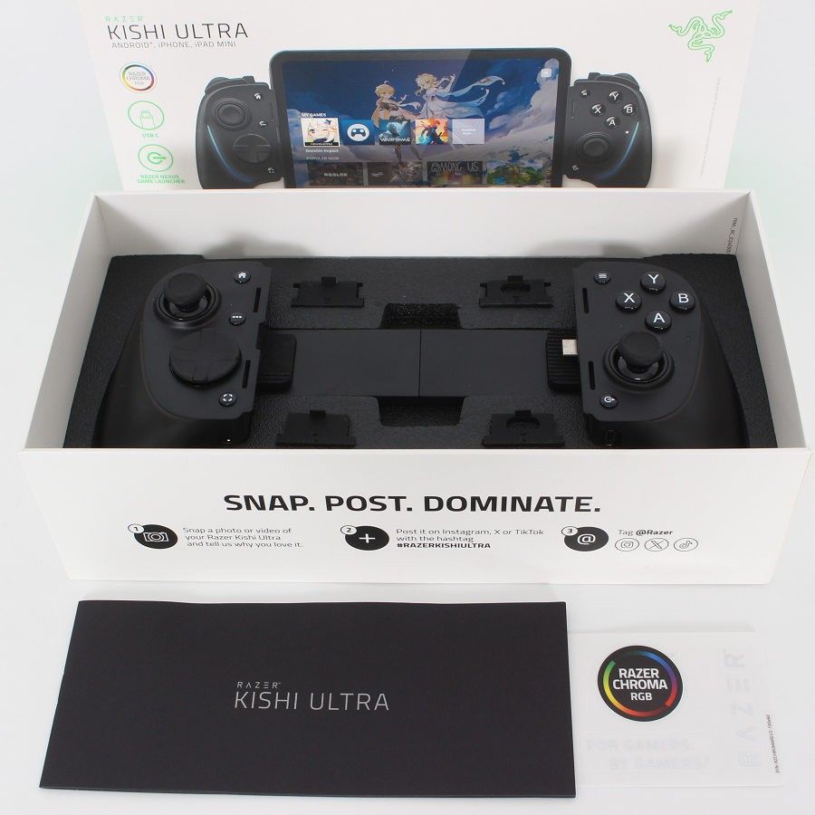 Razer KISHI ULTRA RZ06-05070100-R3M1 ブラック ゲーミングコントローラー レイザー