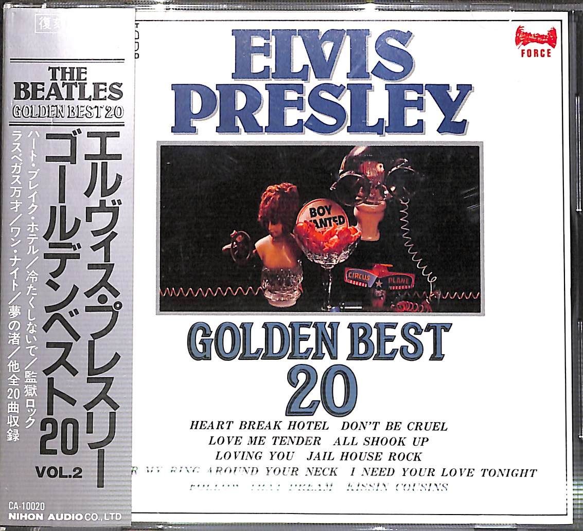 GOLDEN　BEST20　帯付きCD】Elvis　Vol.2　ゴールデンベスト20　Presley　エルヴィス・プレスリー　メルカリ
