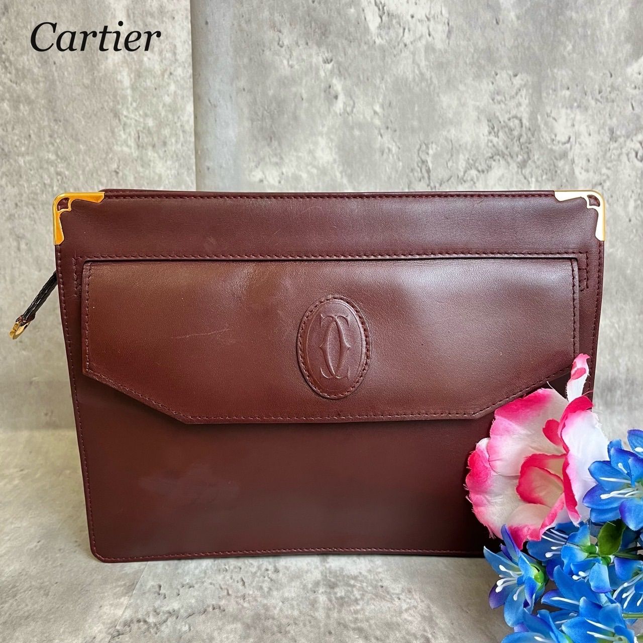 美品 CARTIER カルティエ マストライン - クラッチバッグ レザー
