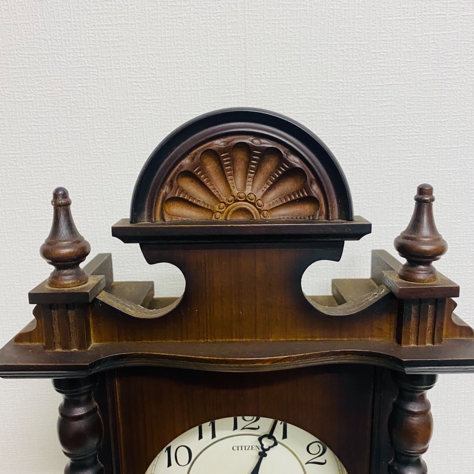 CITIZEN レトロ掛時計 置時計 8MS315 訳あり - メルカリ