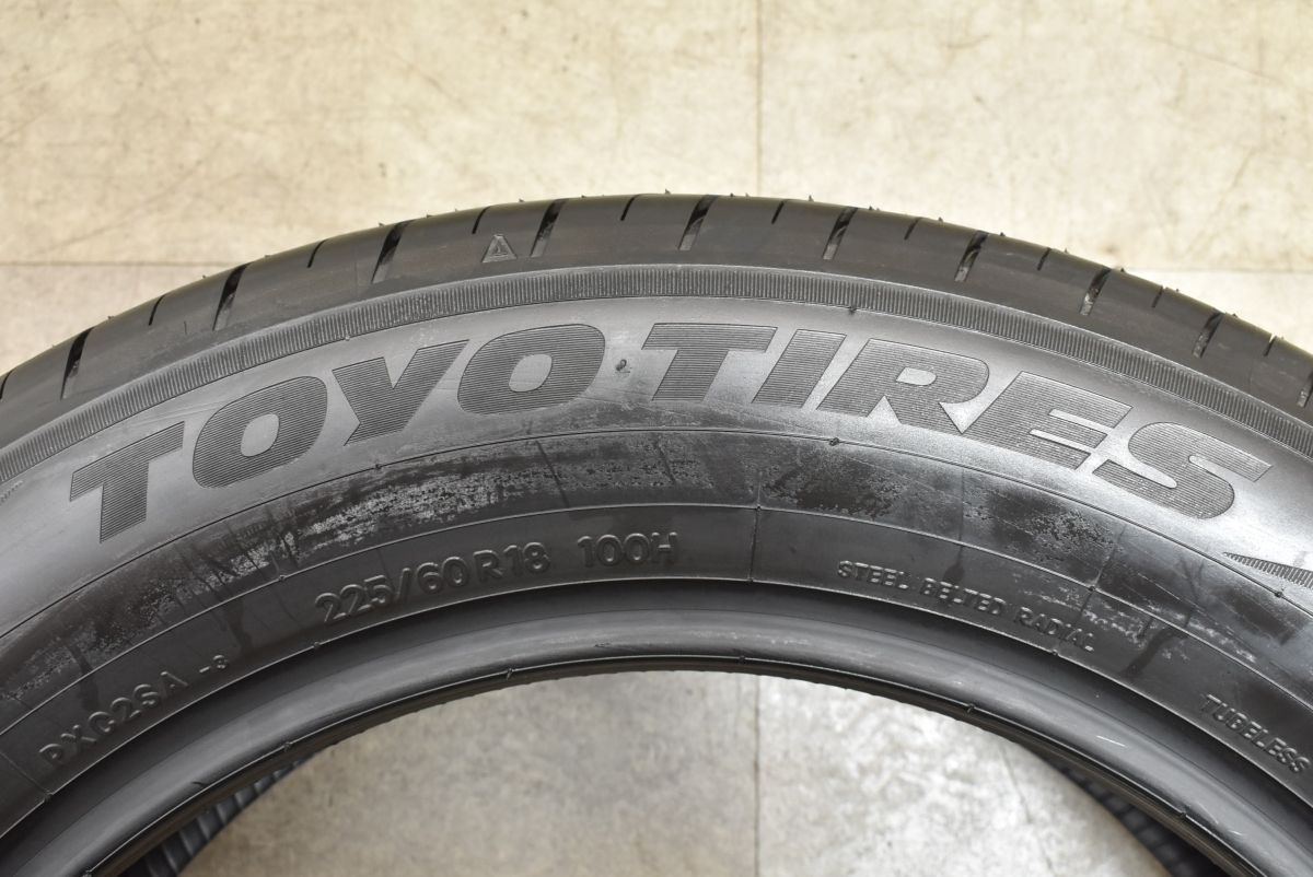 新車外し品 製 トーヨー プロクセスコンフォート 225 60R18 4本セット 交換用 車検用に NX ハリアー RAV4 40系 アルファード FFCRYSTALESIA_COM