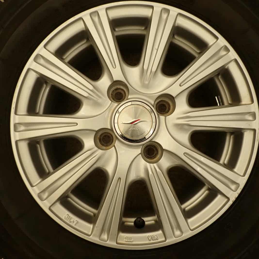 冬4本SET 会社宛 155 80R13×5J 79Q ブリヂストン BS ブリザック VRX3 アルミ パッソ ブーン 店頭交換OK NO F2969