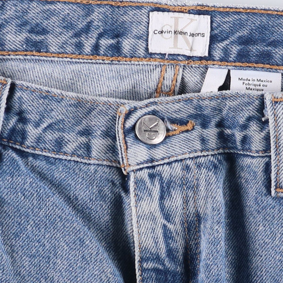 テーパードデニムパンツ メンズw37相当