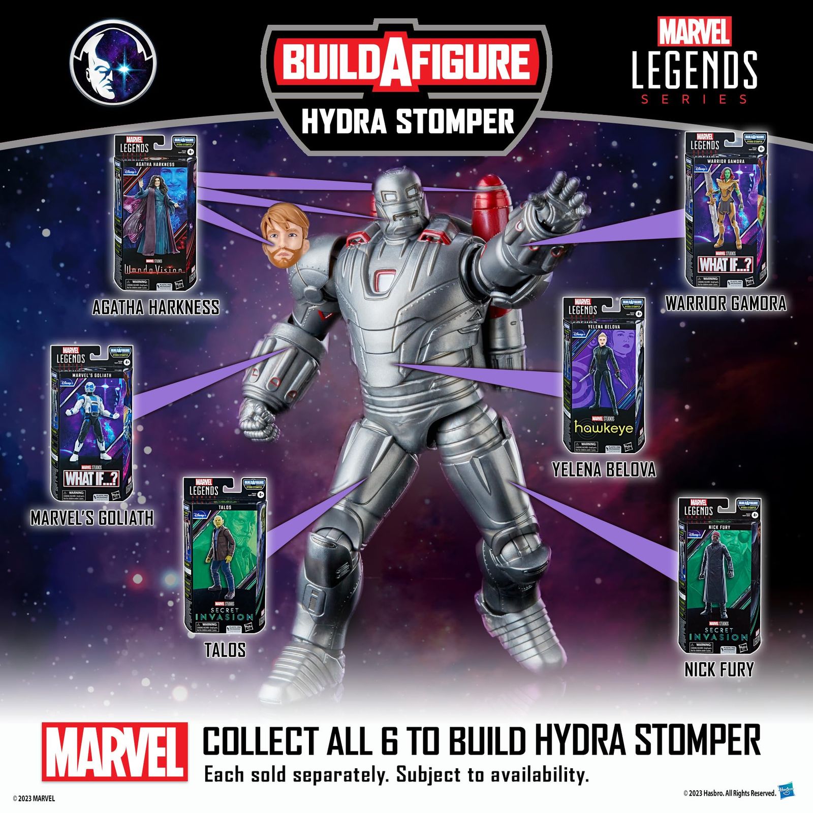 ハズブロ MARVEL マーベルレジェンド シリーズ ニック・フューリー 